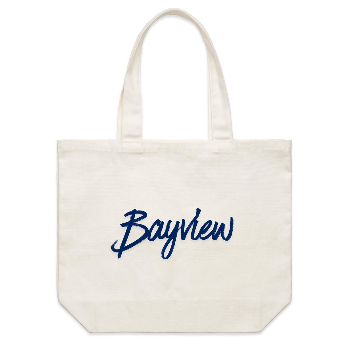 Lost Manly Canvas Tote — Custom Logo Edition (Bayview)