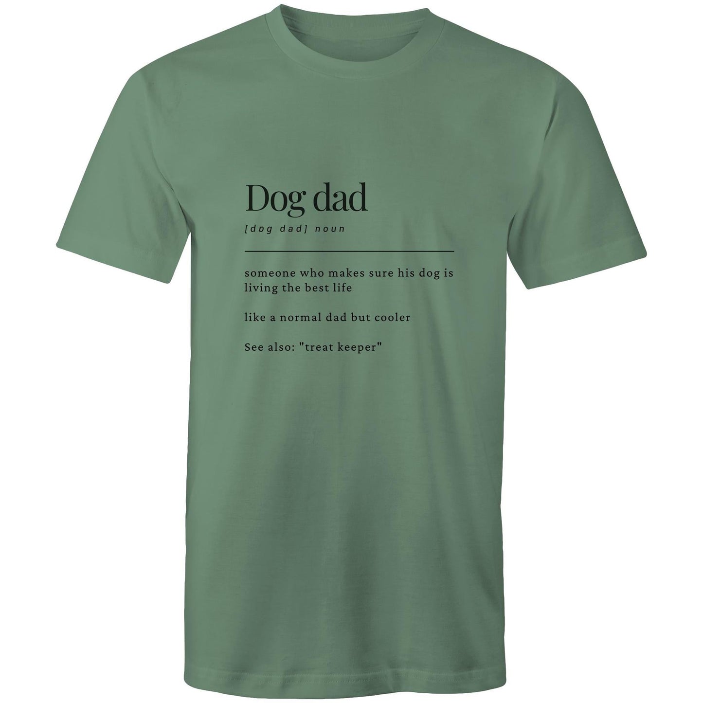 Mens T-Shirt Dog Dad