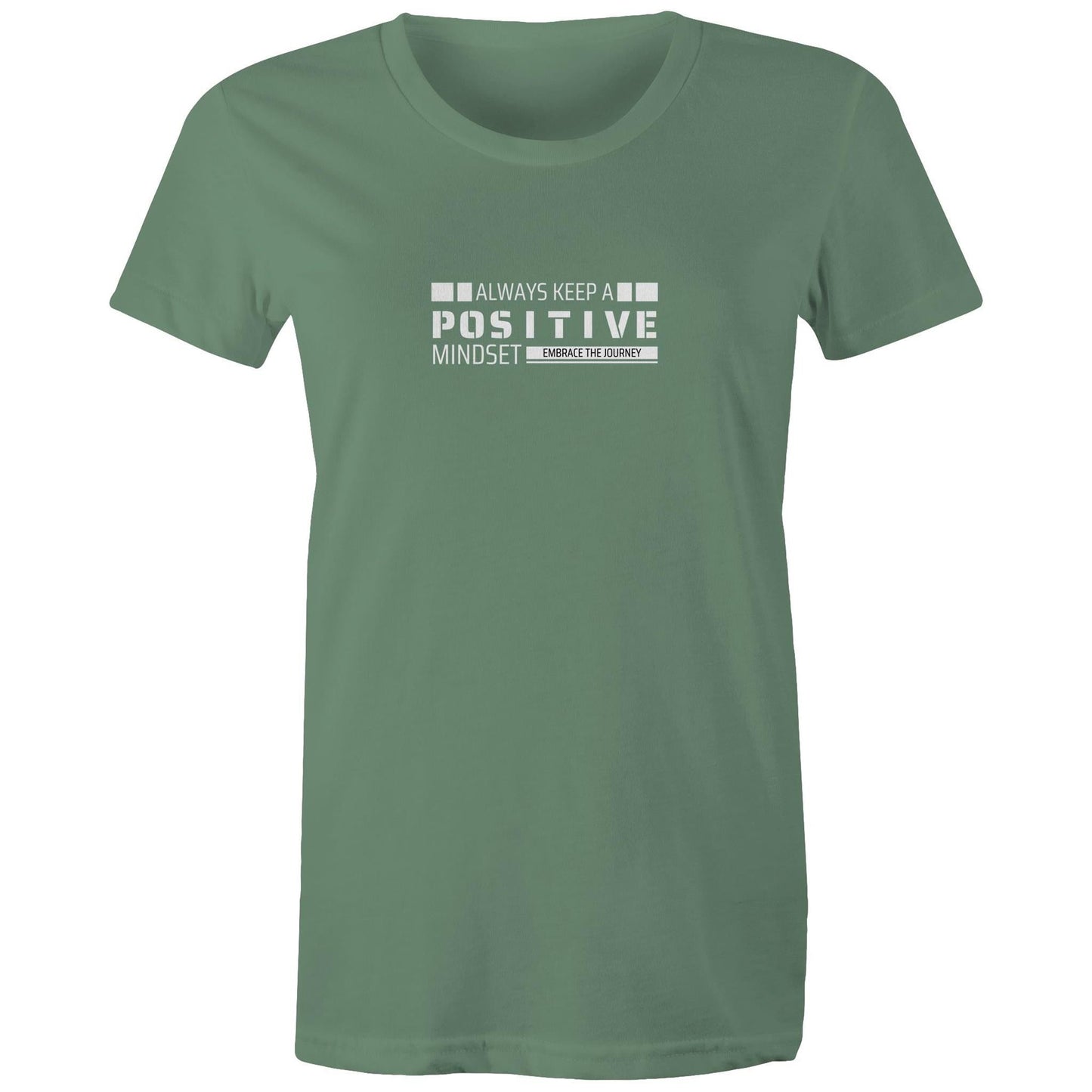 Women's Maple Tee Always Keep a Positive Mindset