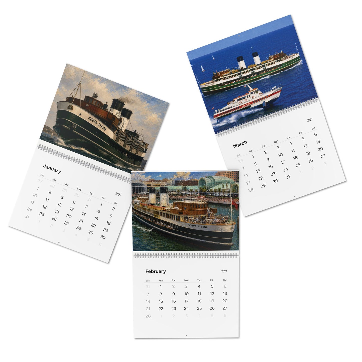 SOUTH STEYNE Celebrating the Queen of Sydney Harbour 2027 Wall Calendar