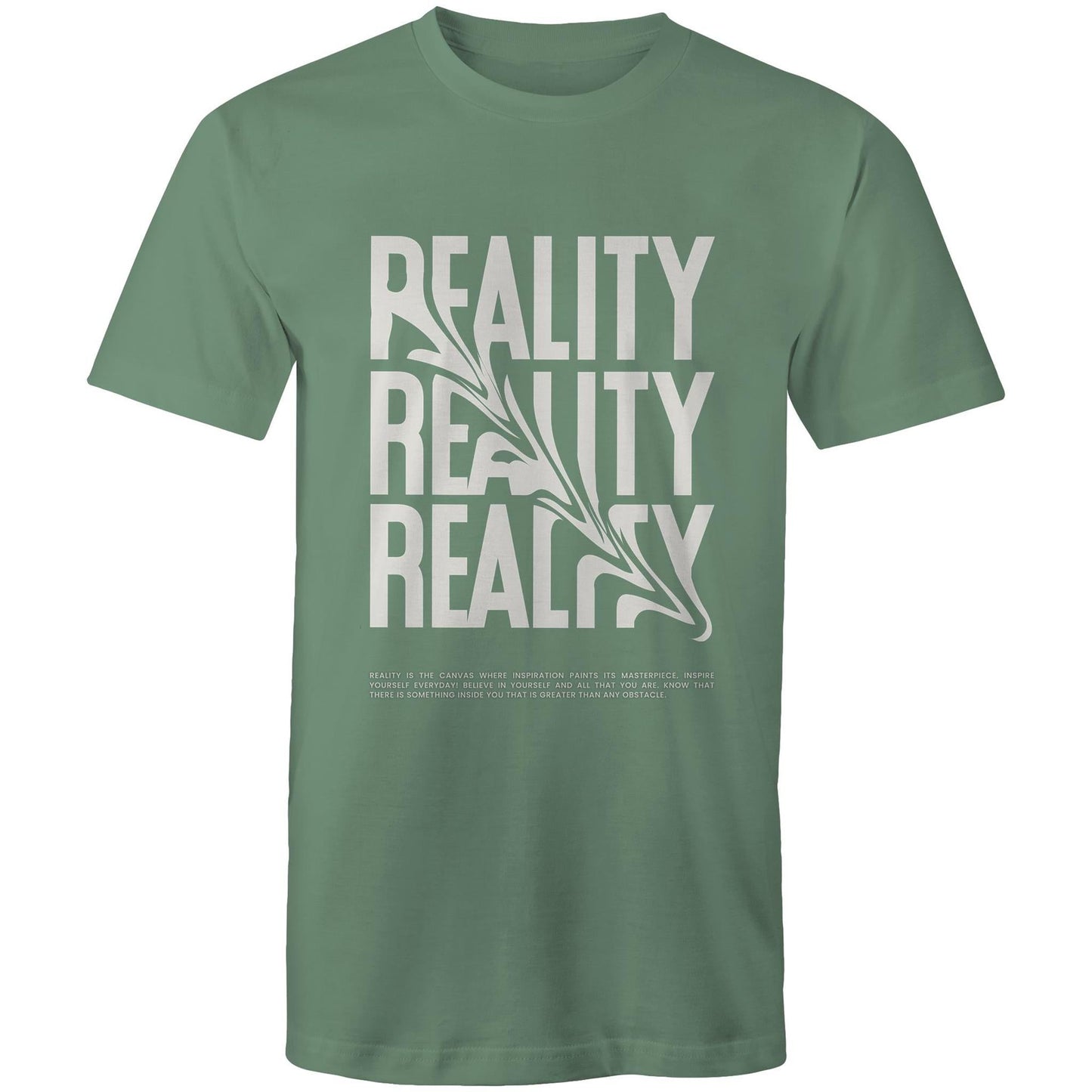 Mens T-Shirt Reality custom logo