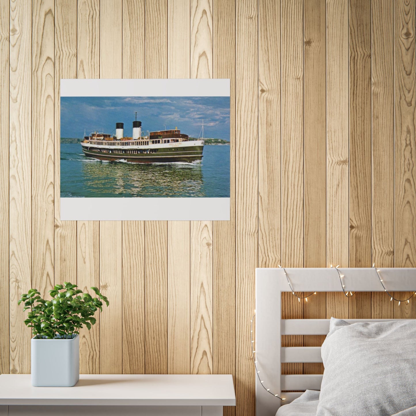 South Steyne Colour Poster - Nautical Wall Art, Coastal Decor, Beach House Print, Gift for Sailors, Age Spots Included