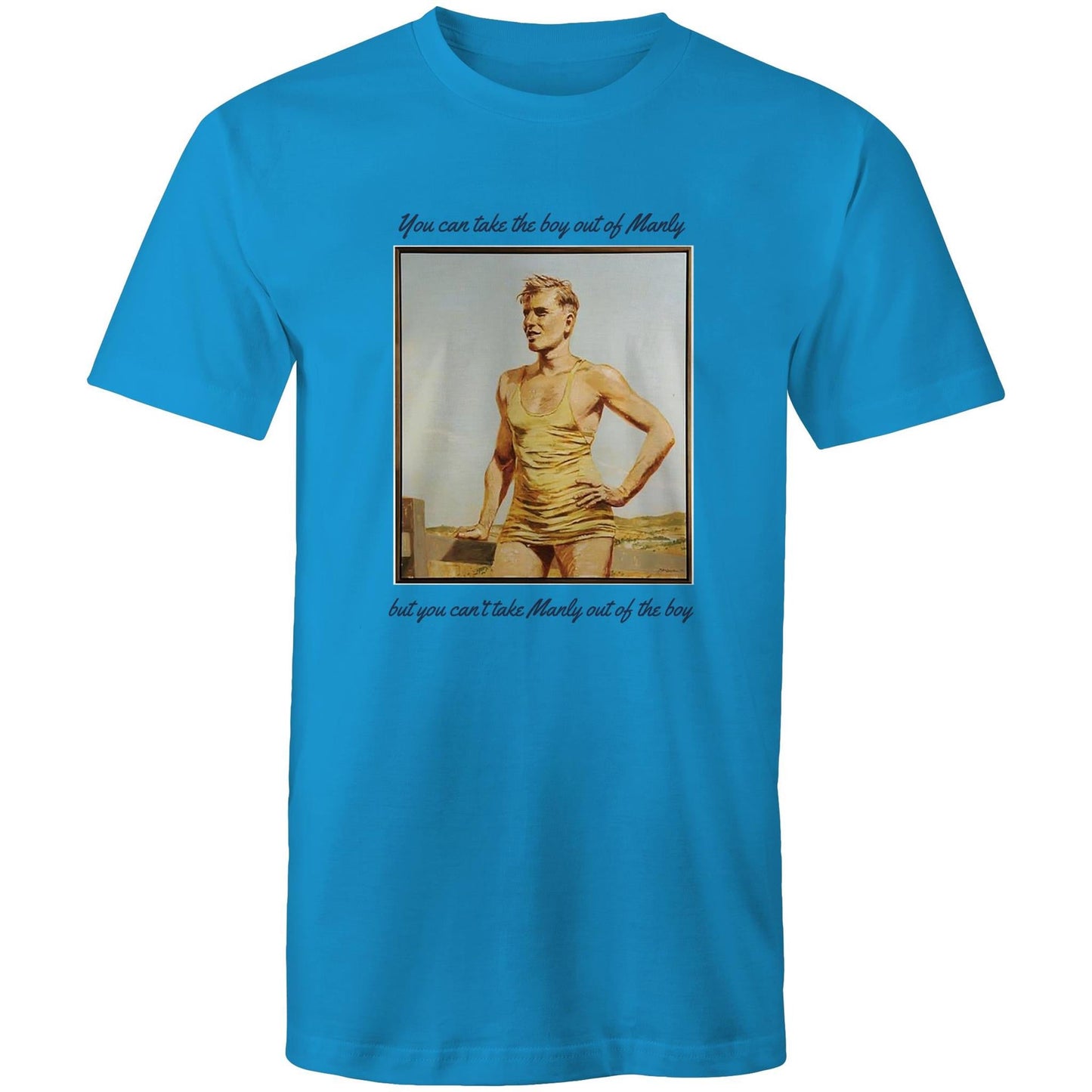 T-Shirt Vintage Print You can take me out of Manly