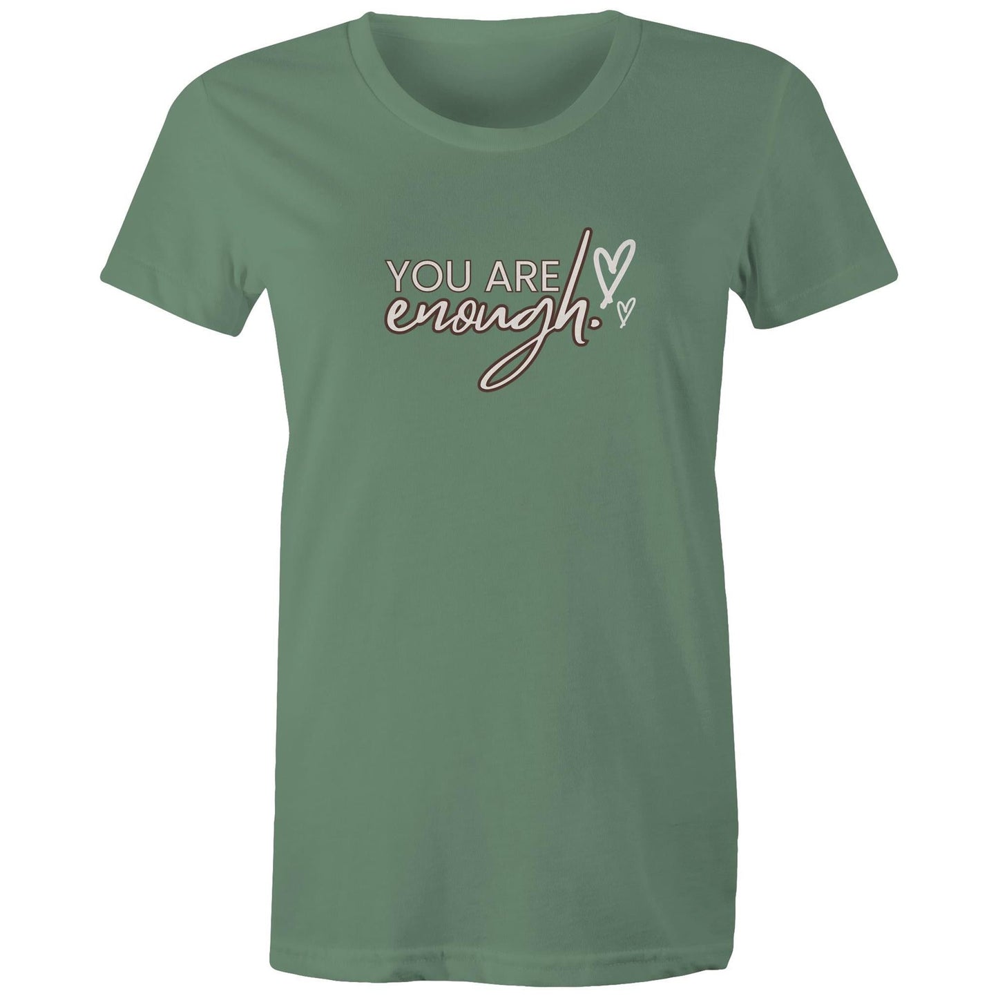 Women's Maple Tee You are Enough Print