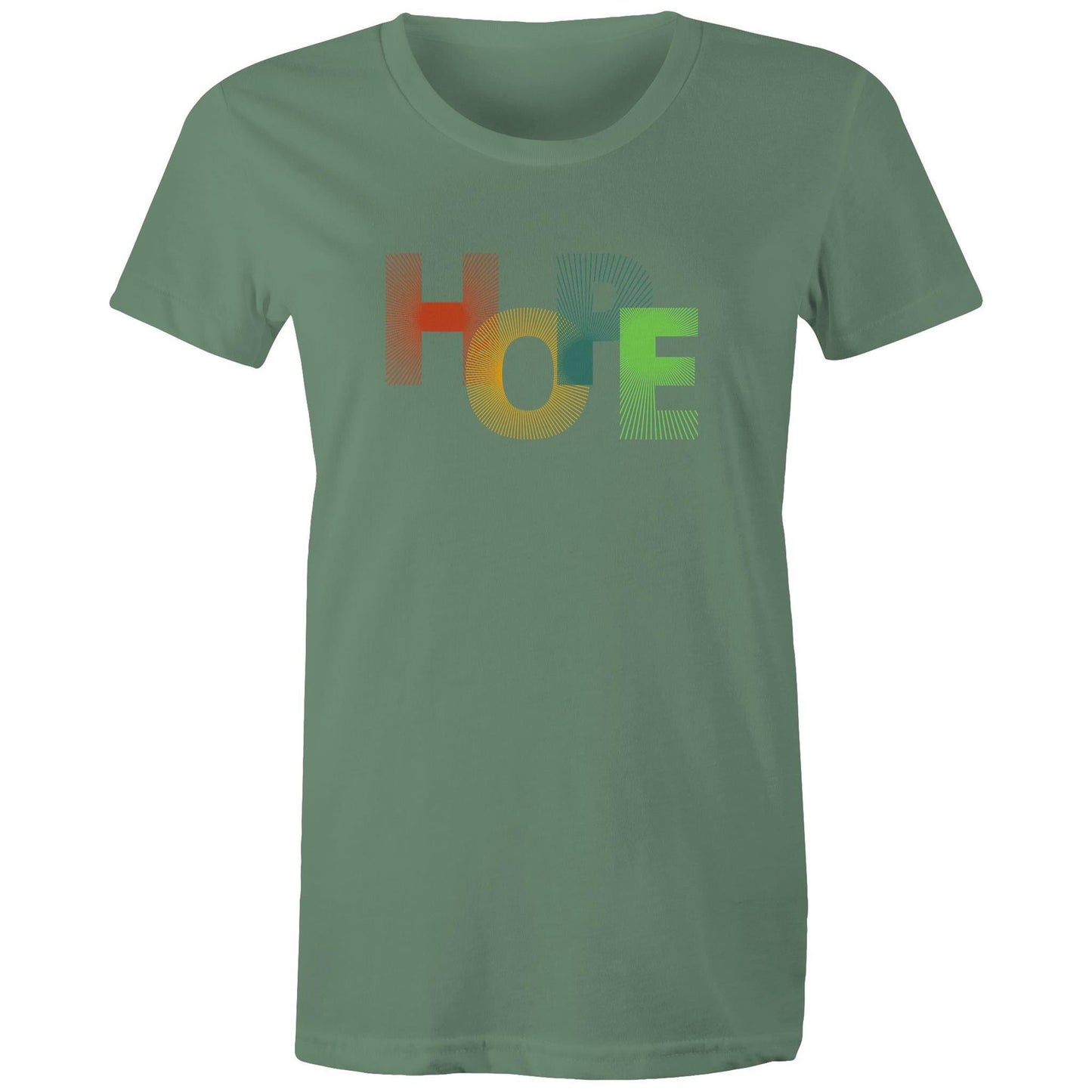 Women's Maple Tee HOPE Print