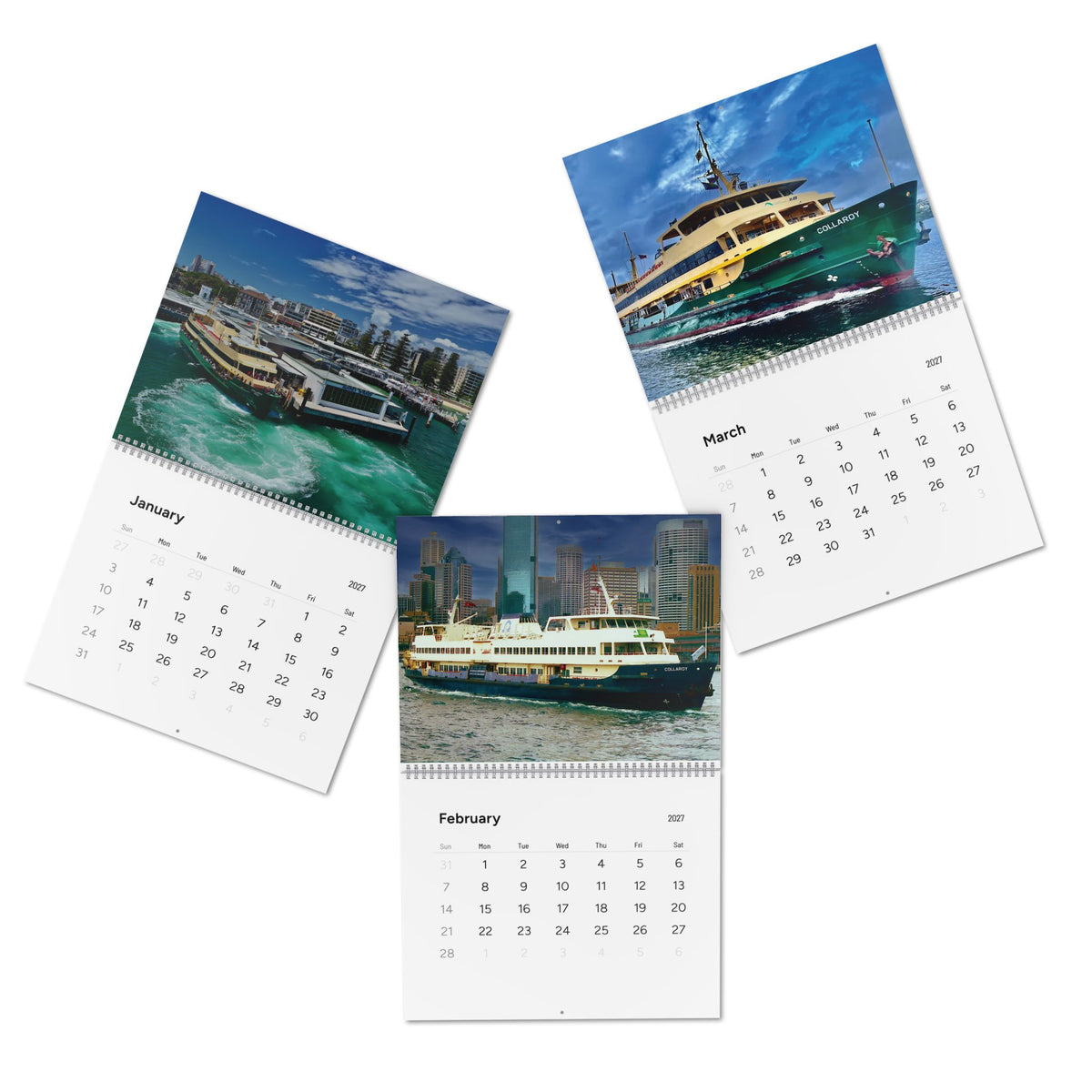 MV Collaroy 2027 Wall Calendar – Celebrating a Sydney Harbour Icon