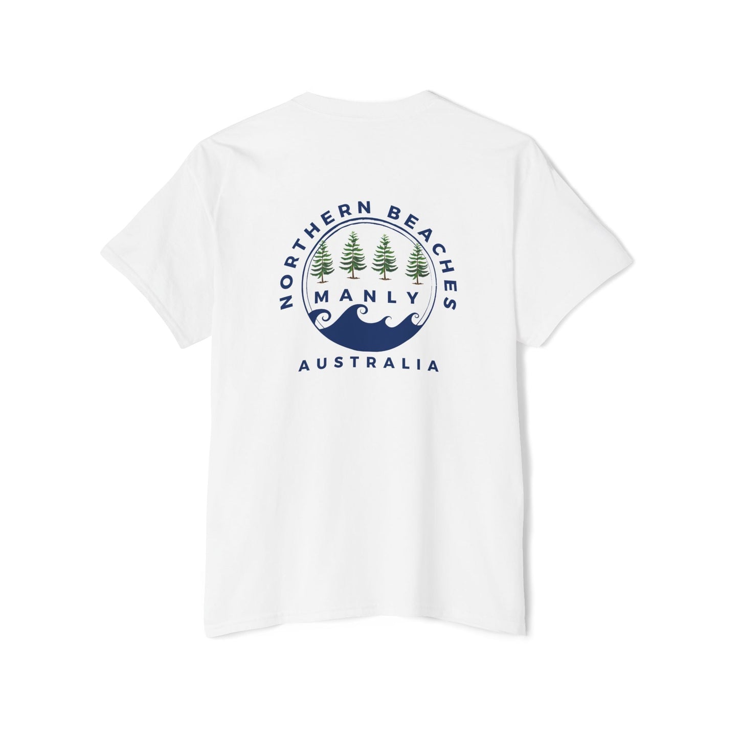 Northern Beaches front/back logo Pocket T-Shirt