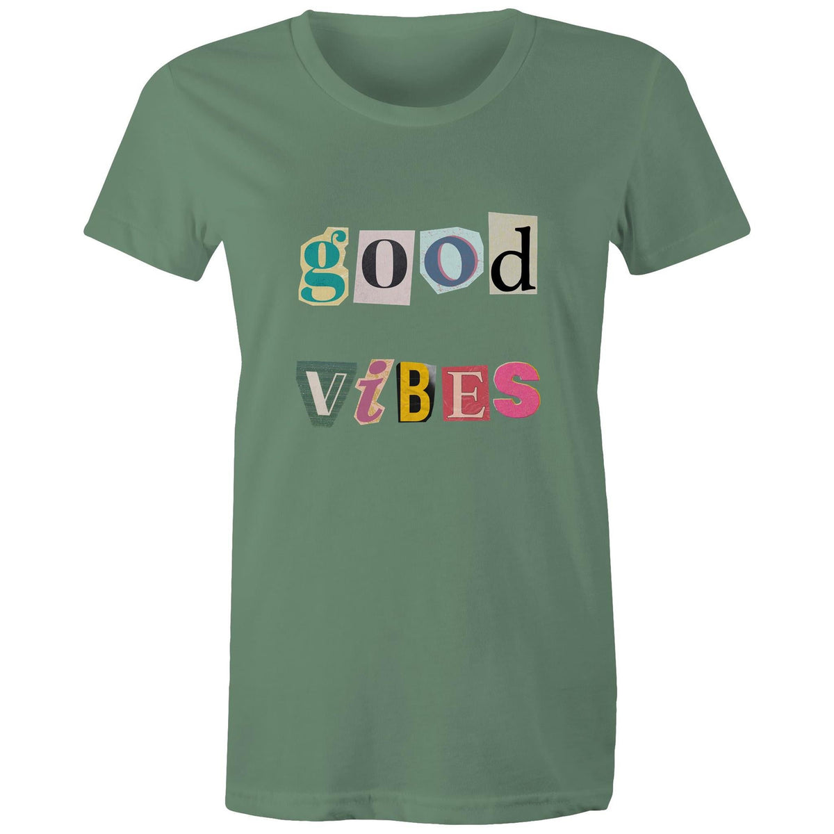 Women's Maple Tee Good Vibes