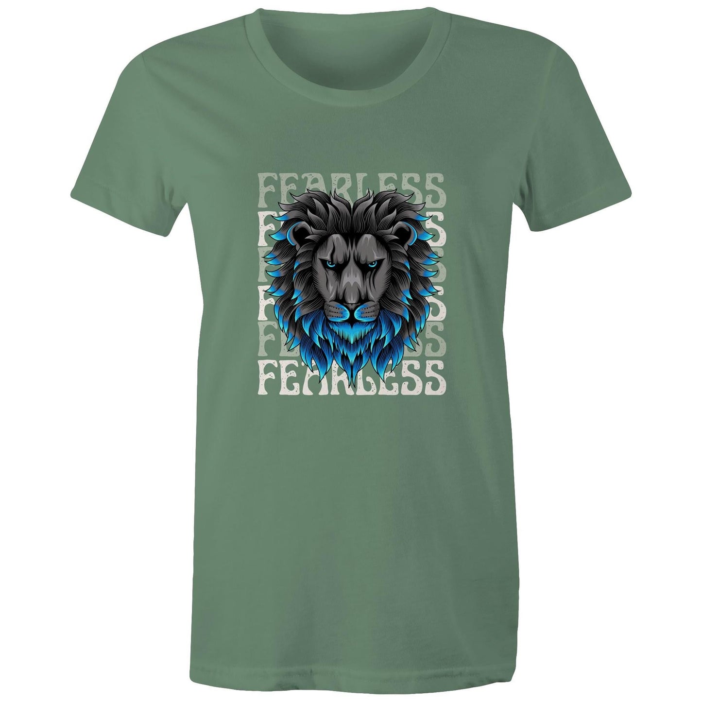 Women's Maple Tee Fearless Print
