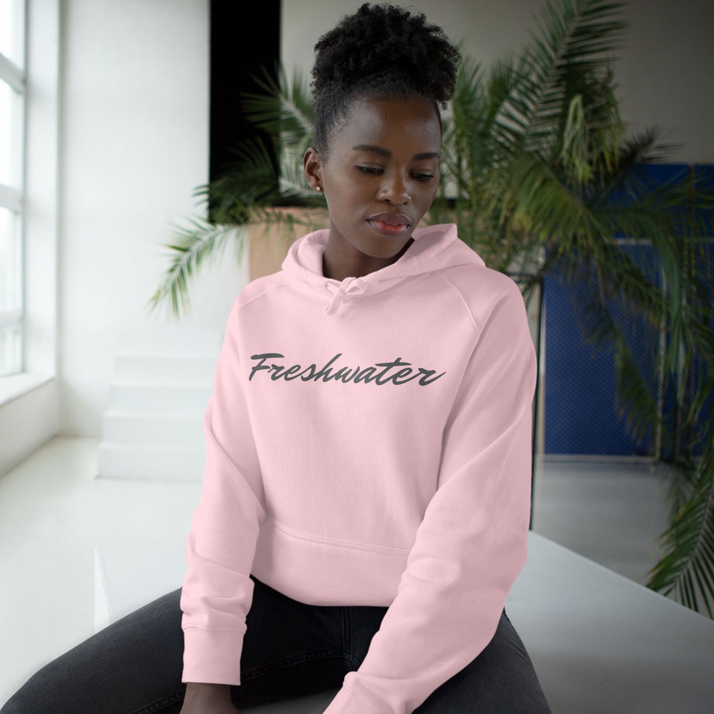 Freshwater Custom Logo Unisex Hoodie