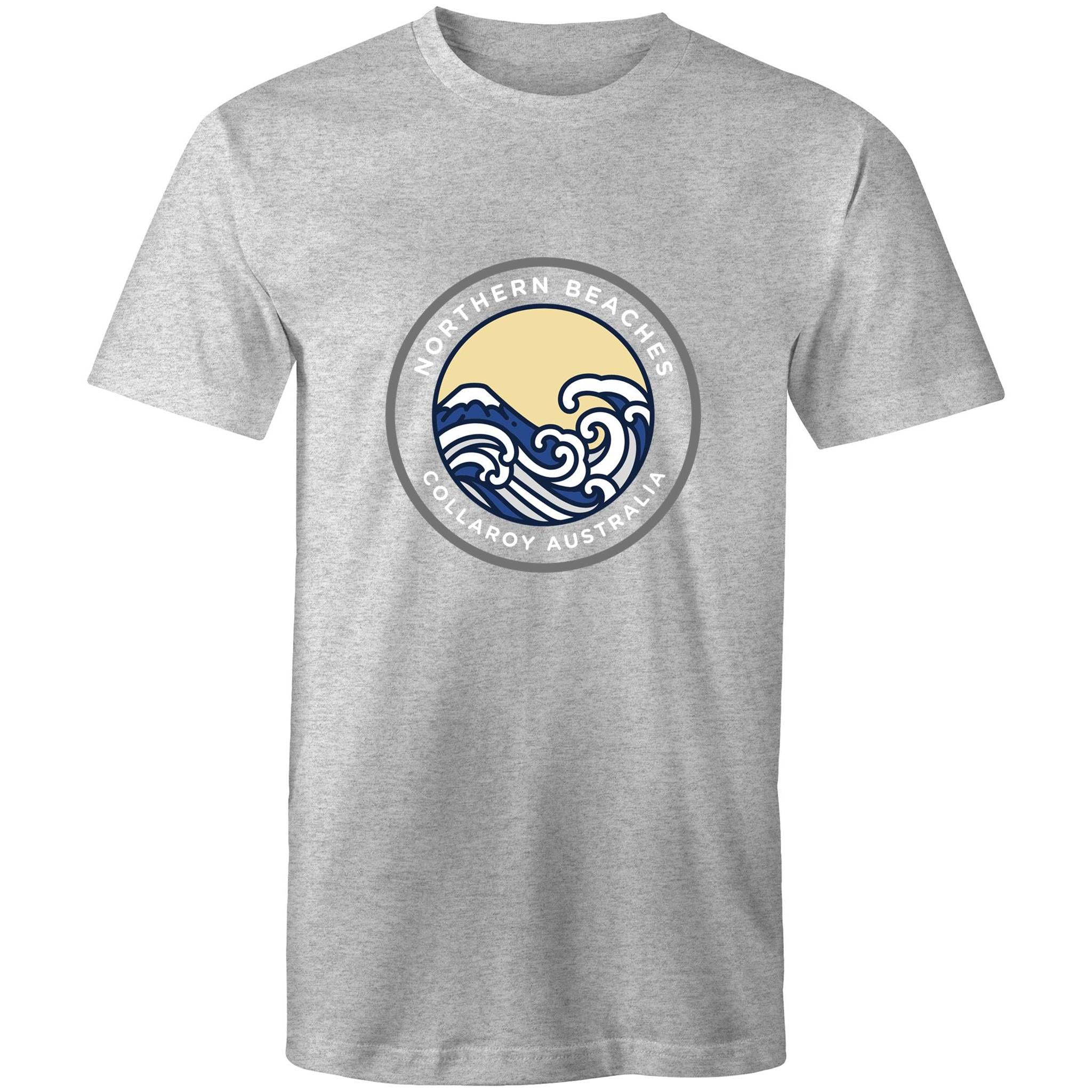 Mens Cotton T-Shirt Northern Beaches Collaroy logo - Lost Manly Shop