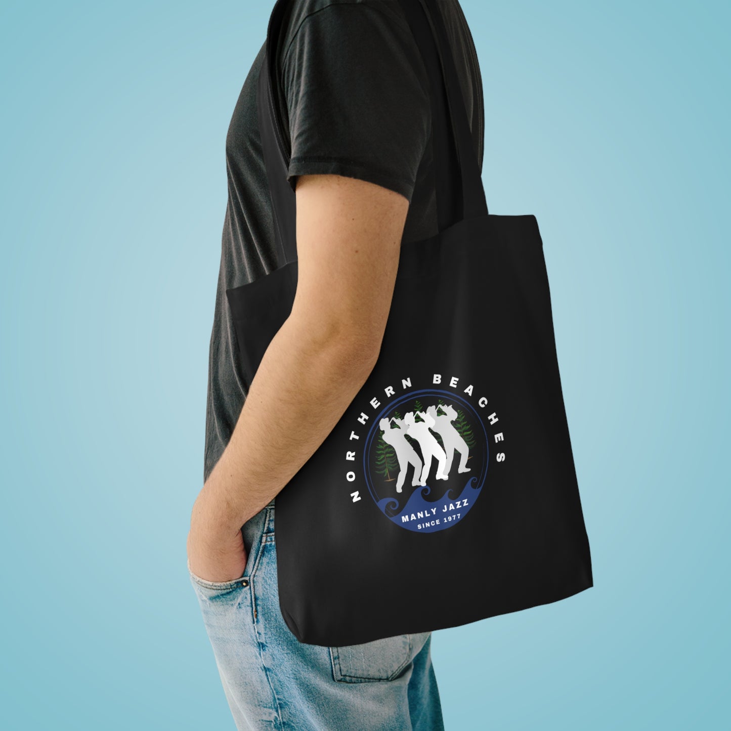 Canvas Tote Bag Manly Jazz
