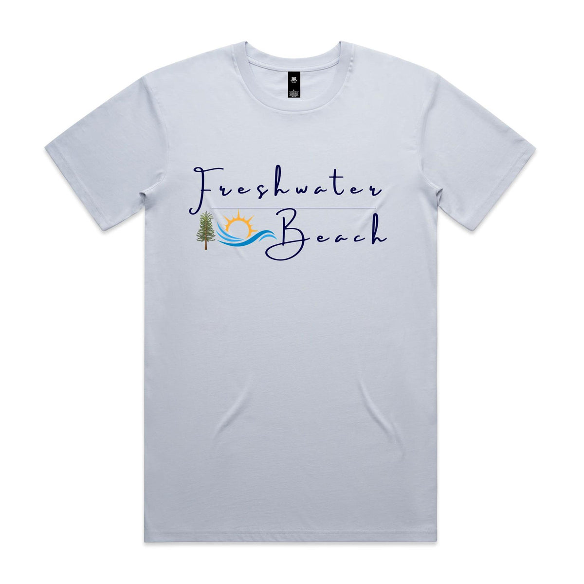 Freshwater Beach custom logo collection Comfy Cotton Tee - Lost Manly Shop