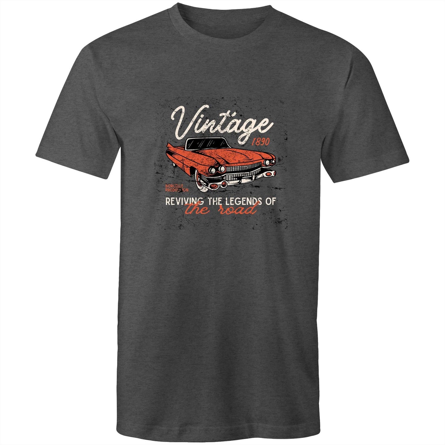 T-Shirt Vintage Revive the Legends of the Road