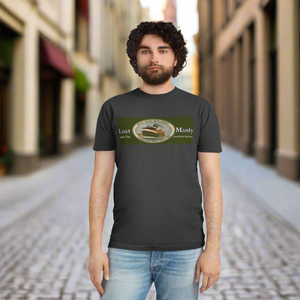 Faded T-Shirt Manly Ferries South Steyne LM Logo - Lost Manly Shop