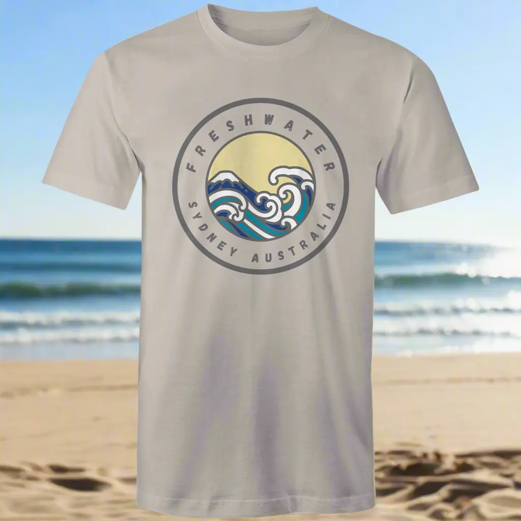 Freshwater Northern Beaches Sydney Australia Printed Logo T-Shirt