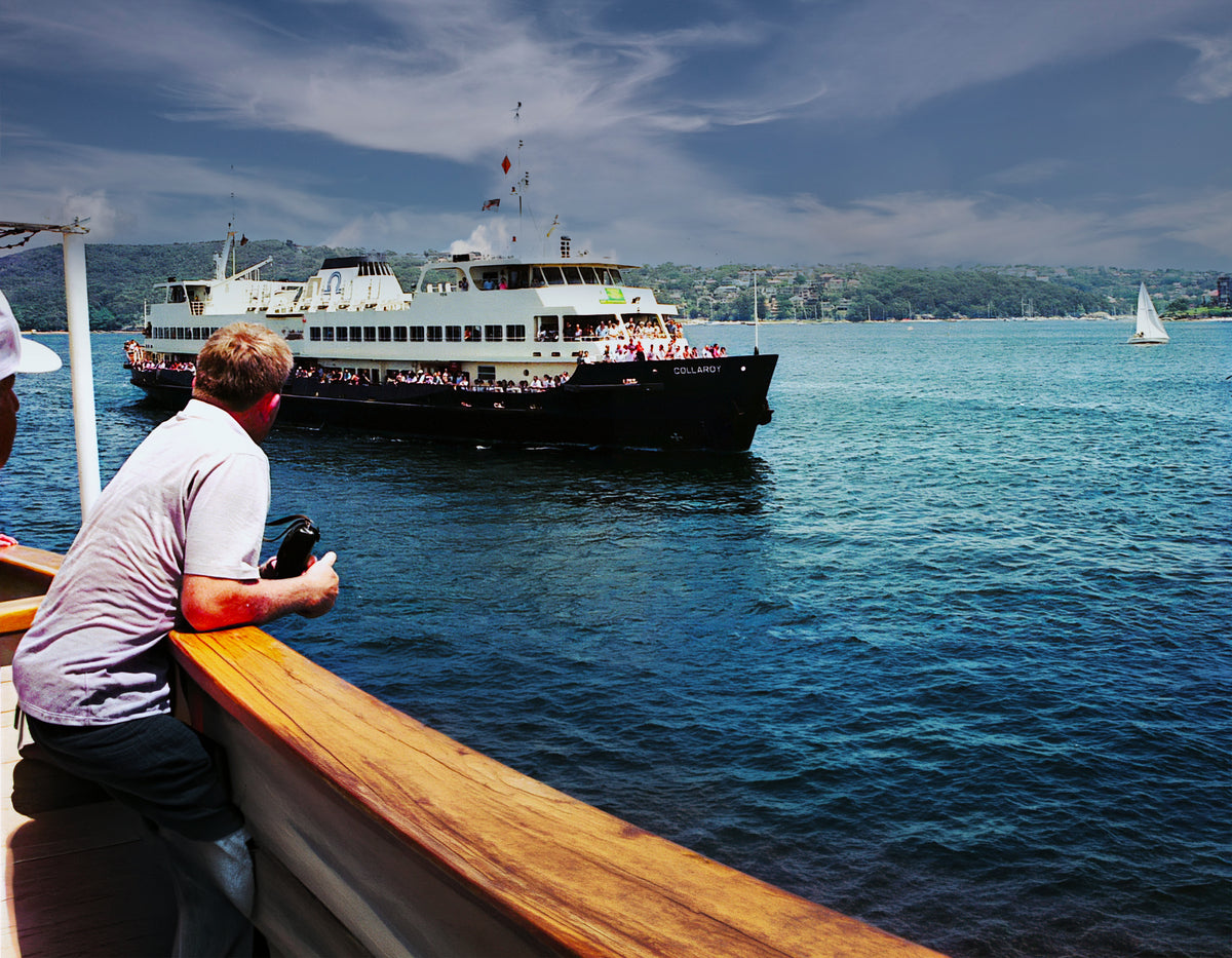 MV Collaroy Approaching Manly Wharf – Sydney Harbour Ferry Poster