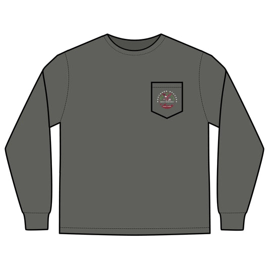 Long Sleeve Pocket T-Shirt Northern Beaches 2x custom logo