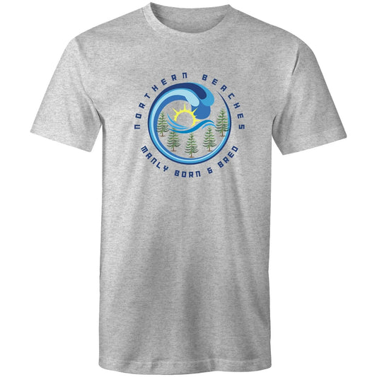 Manly Born n Bred Northern Beaches Sydney Australia Printed Logo T-Shirt