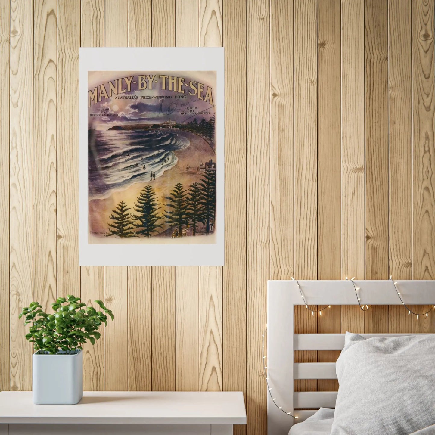 Vintage Poster Manly 1924