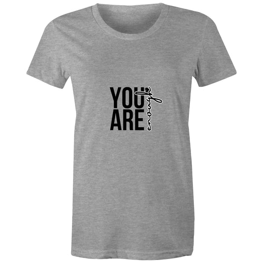 Maple Tee You are Enough Logo