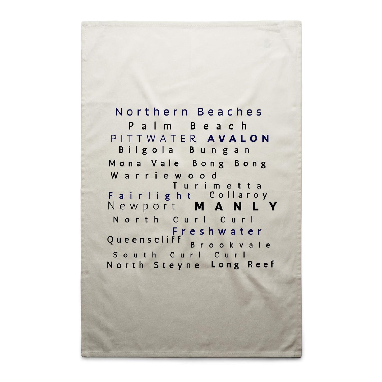 Lost Manly custom logo edition AS Colour Cotton Tea Towel - Lost Manly Shop