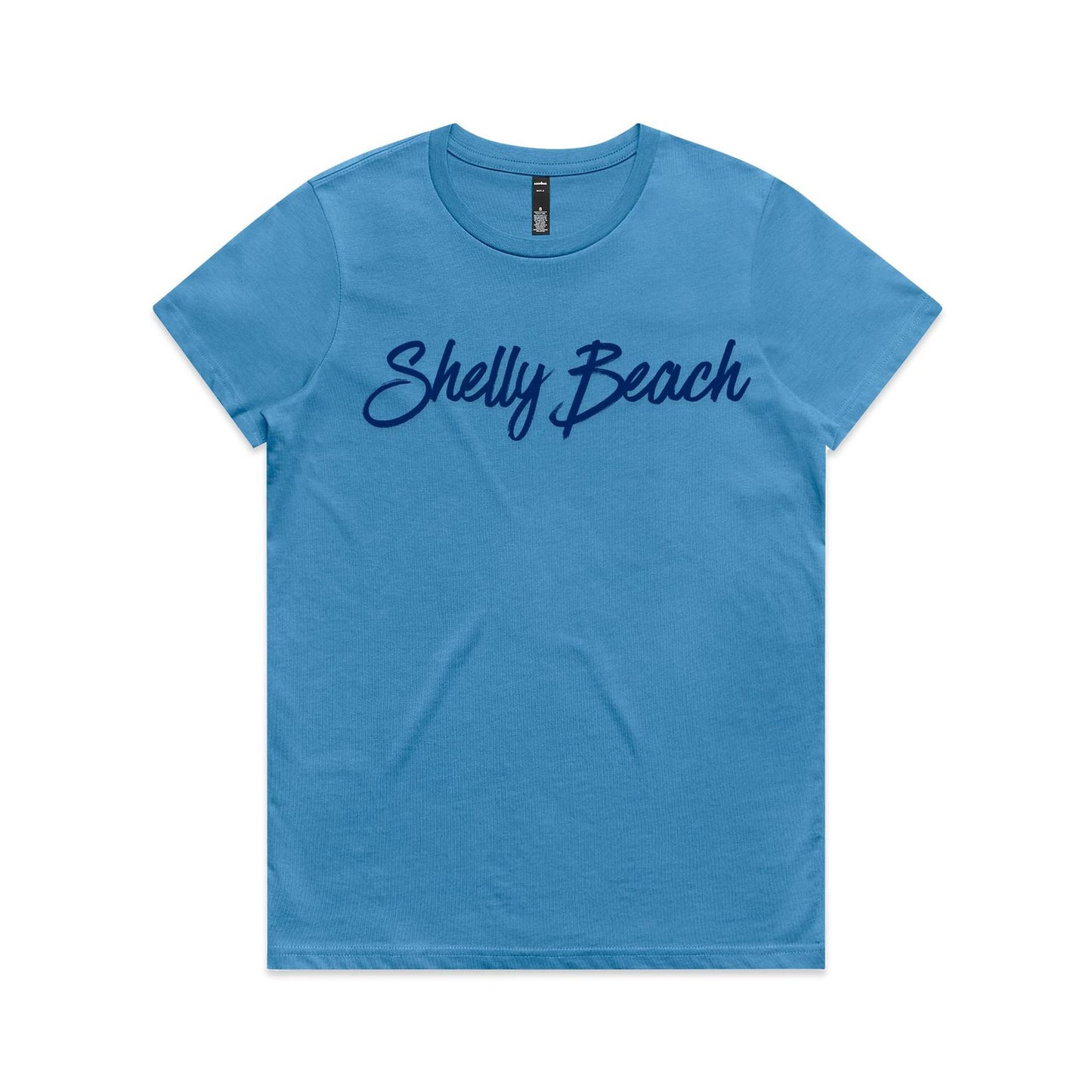 Lost Manly Custom Shelly Beach Logo Edition AS Colour Women's Maple Tee - Lost Manly Shop