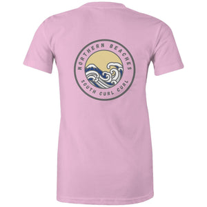 AS Colour - Women's Maple Tee South Curl Curl logo on change logo with our personalisation option - Lost Manly Shop