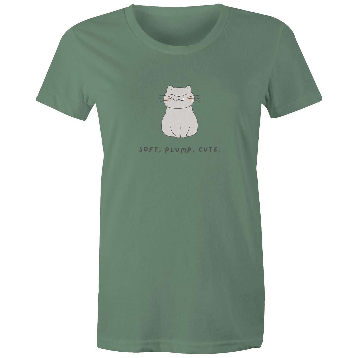 Women's Maple Tee Soft Plump Cute Print