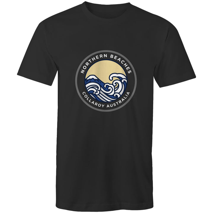 Mens Cotton T-Shirt Northern Beaches Collaroy logo - Lost Manly Shop