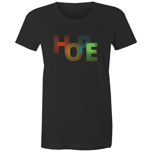 Women's Maple Tee HOPE Print