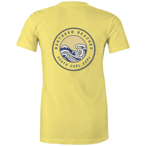 AS Colour - Women's Maple Tee South Curl Curl logo on change logo with our personalisation option - Lost Manly Shop