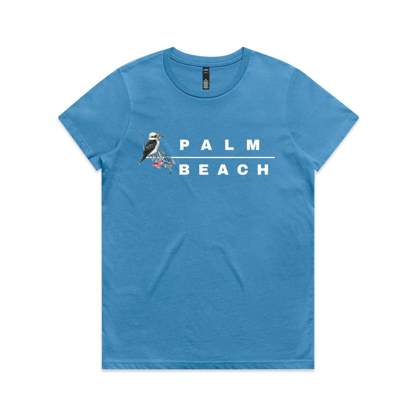 Lost Manly custom logo Palm Beach edition AS Colour Women's Maple Tee - Lost Manly Shop