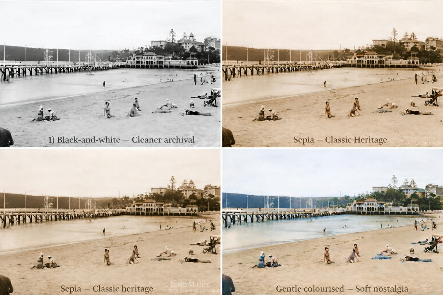 Photo Restoration – Simple Repairs - Lost Manly Shop