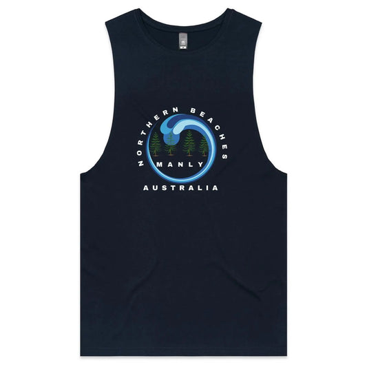 Northern Beaches Manly Australia custom logo Barnard Tank