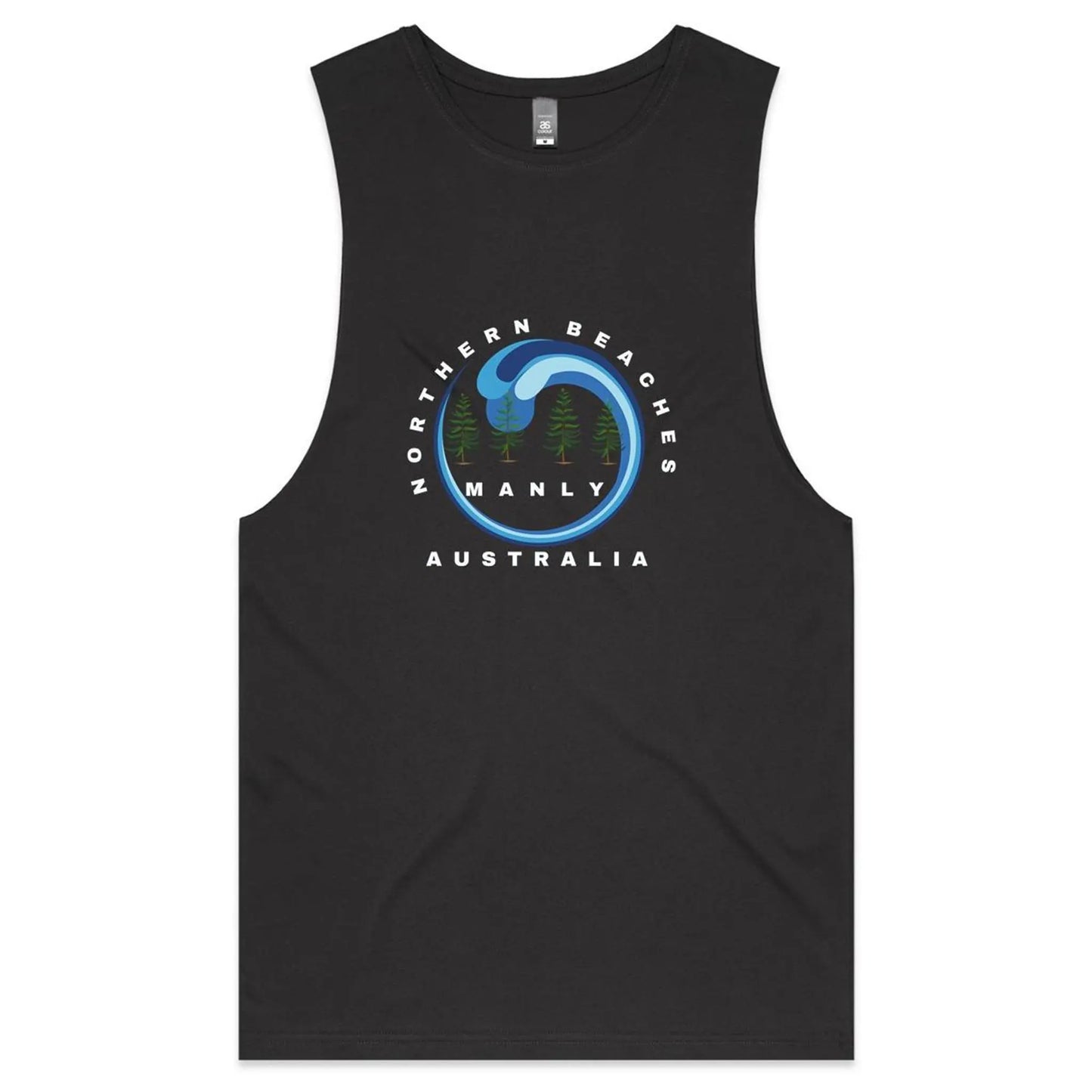 Northern Beaches Manly Australia custom logo Barnard Tank