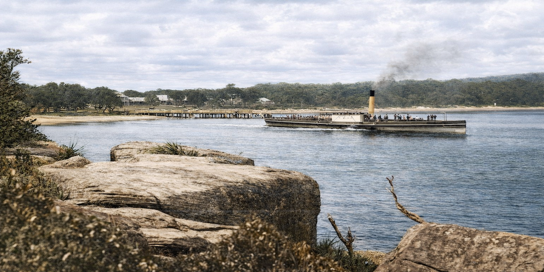 Brighton Ferry at Manly, c.1870 — Gateway to Northern Beaches