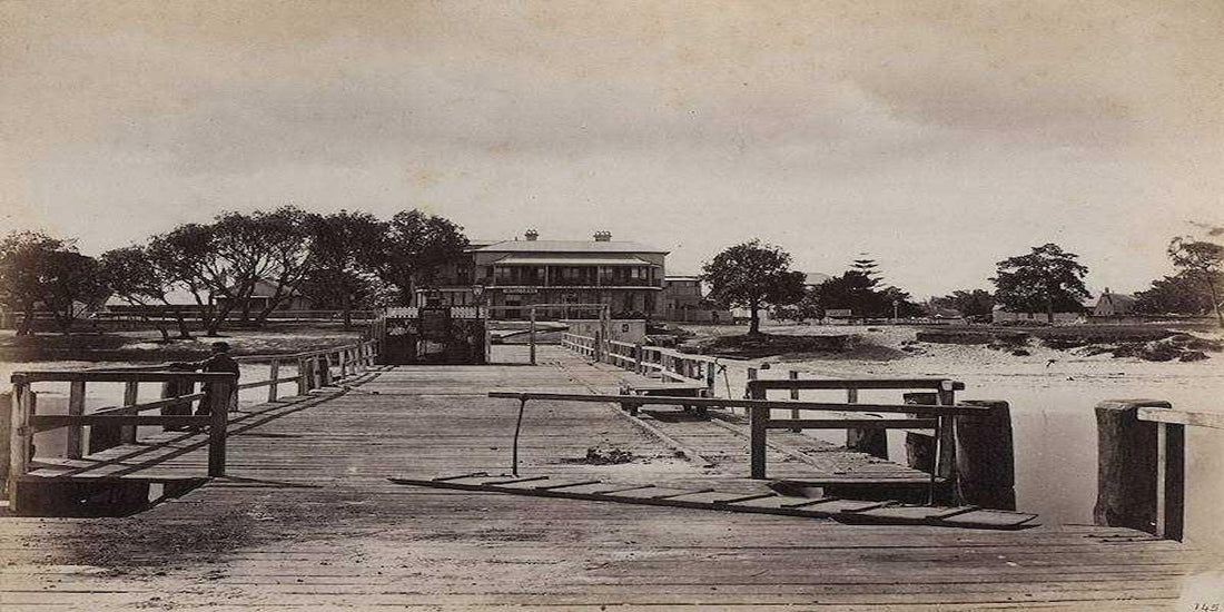 Manly Wharf 1855 gateway to the peninsula Northern Beaches