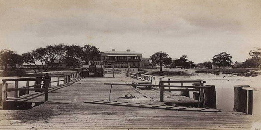 Manly Wharf 1855 gateway to the peninsula Northern Beaches