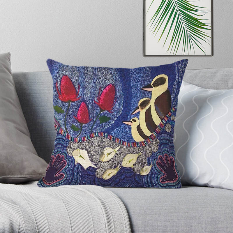 Cushion Cover Storytellers Northern Beaches Art