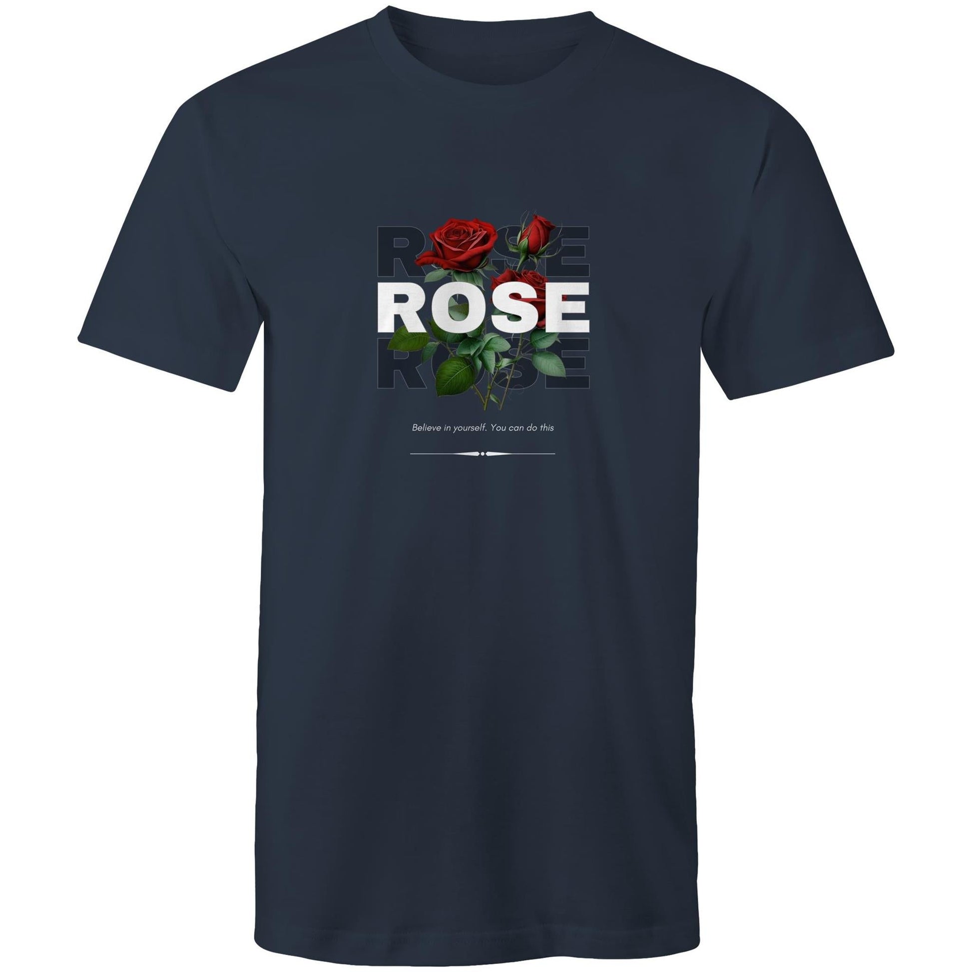 T-Shirt Rose Logo Print 