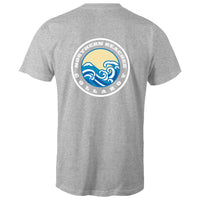 Bondi Born n Bred / Collaroy custom logos printed on AS Colour Staple - Mens T-Shirt 