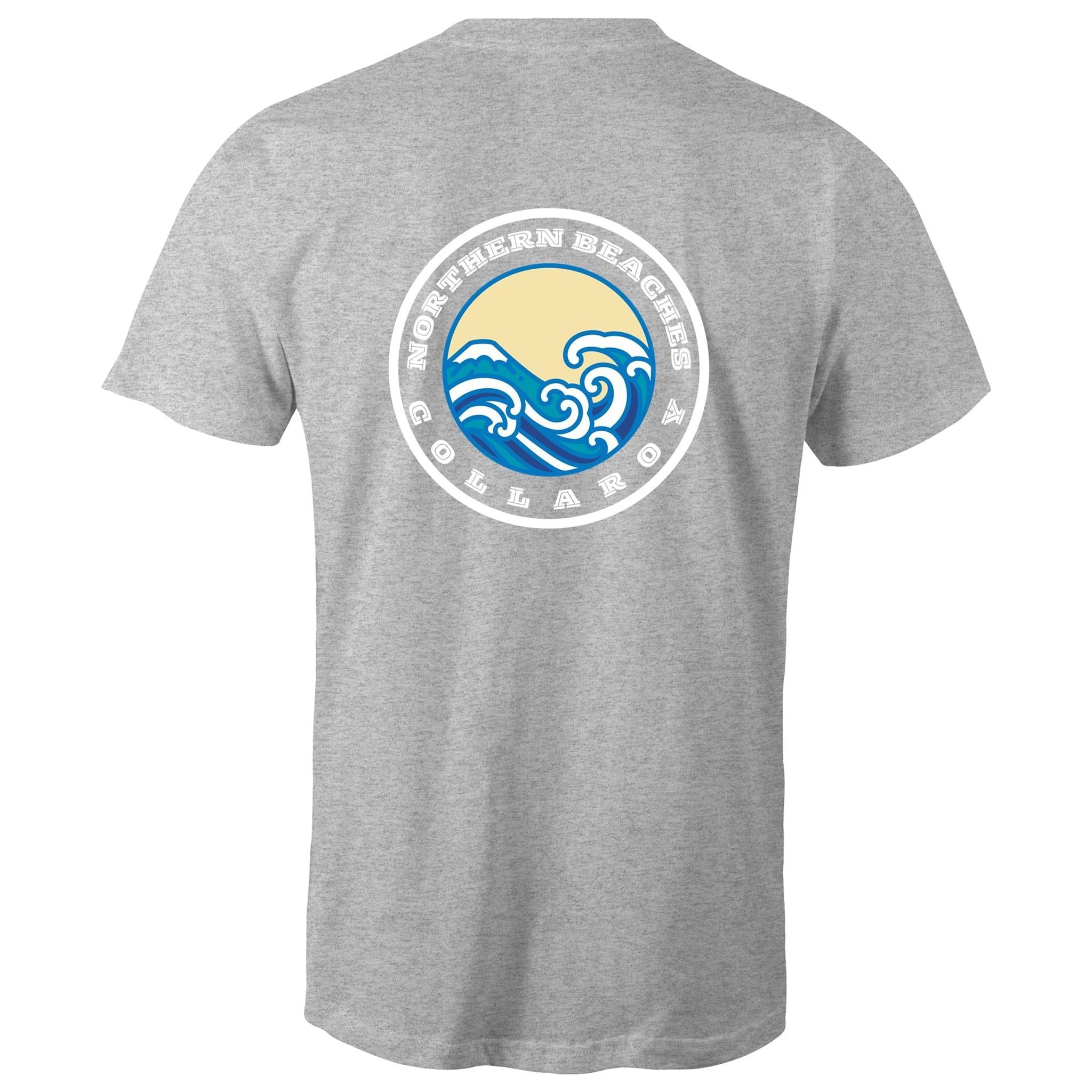 Bondi Born n Bred / Collaroy custom logos printed on AS Colour Staple - Mens T-Shirt 