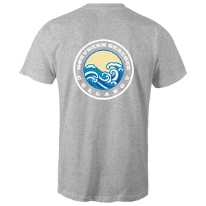 Bondi Born n Bred / Collaroy custom logos printed on AS Colour Staple - Mens T-Shirt 