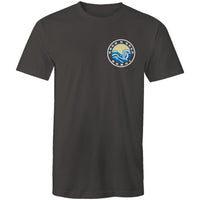 Bondi Born n Bred / Bilgola custom logos printed on AS Colour Staple - Mens T-Shirt 