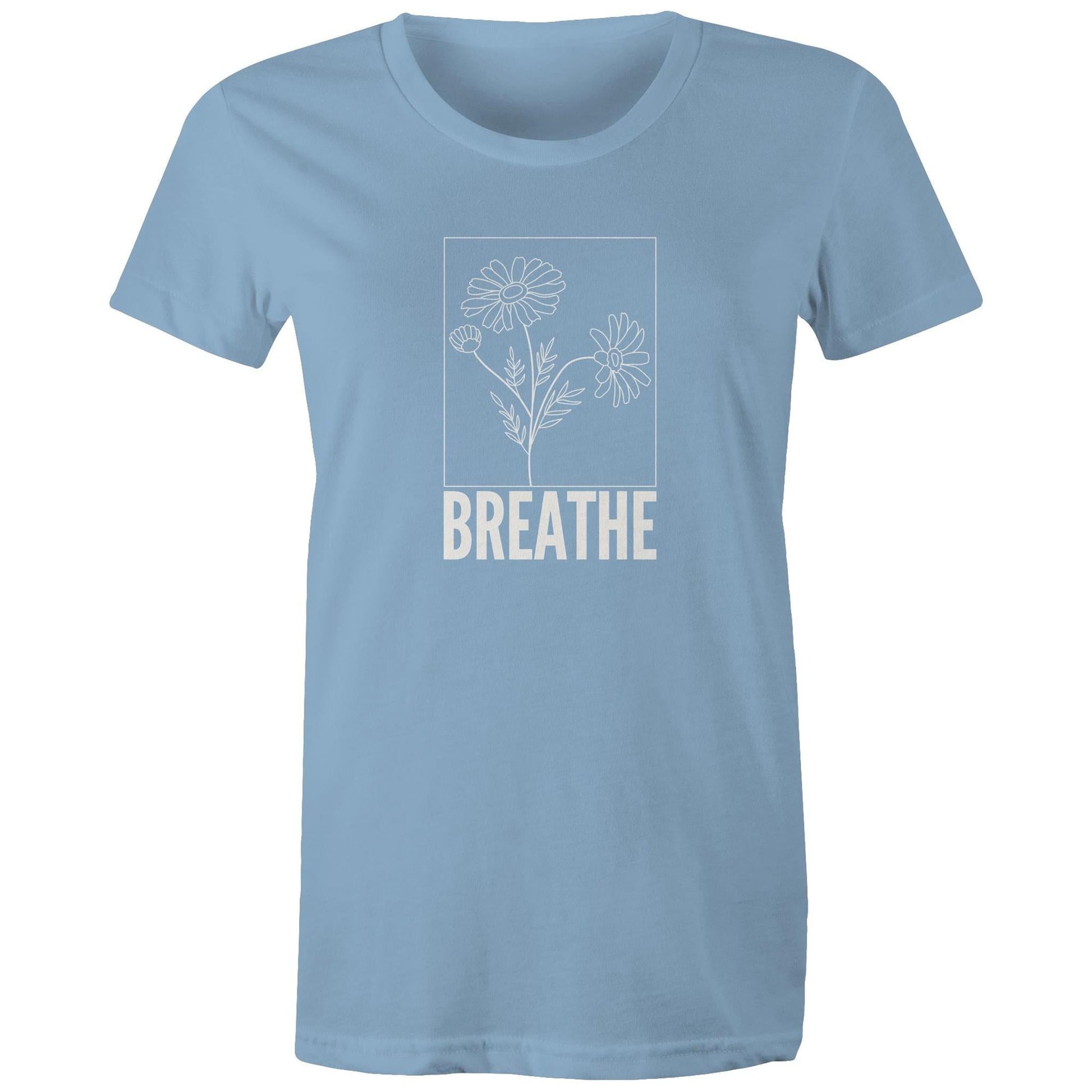 Women's Maple Tee Breathe Logo Print 