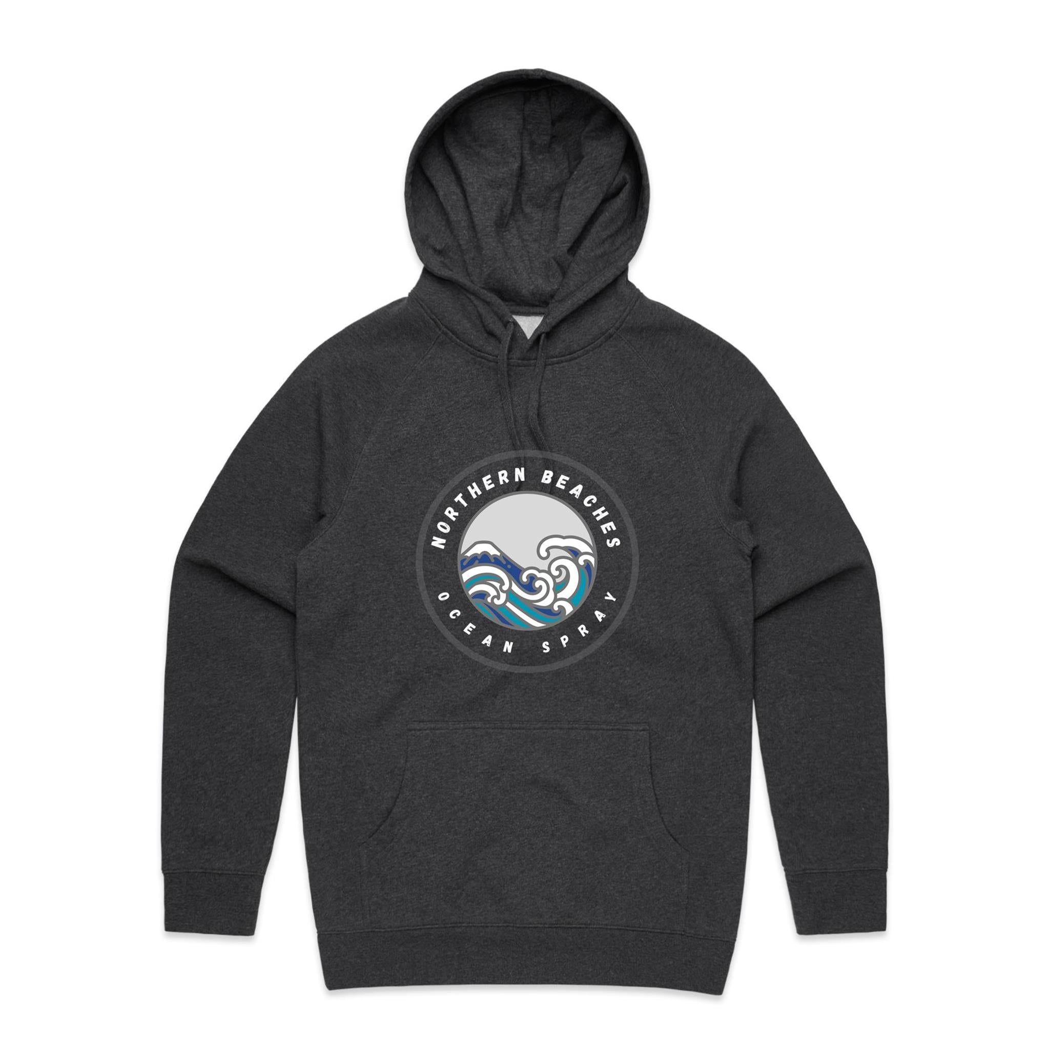 Northern Beaches Ocean Spray Mid-Weight Regular Fit Hoodie XS-5XL 