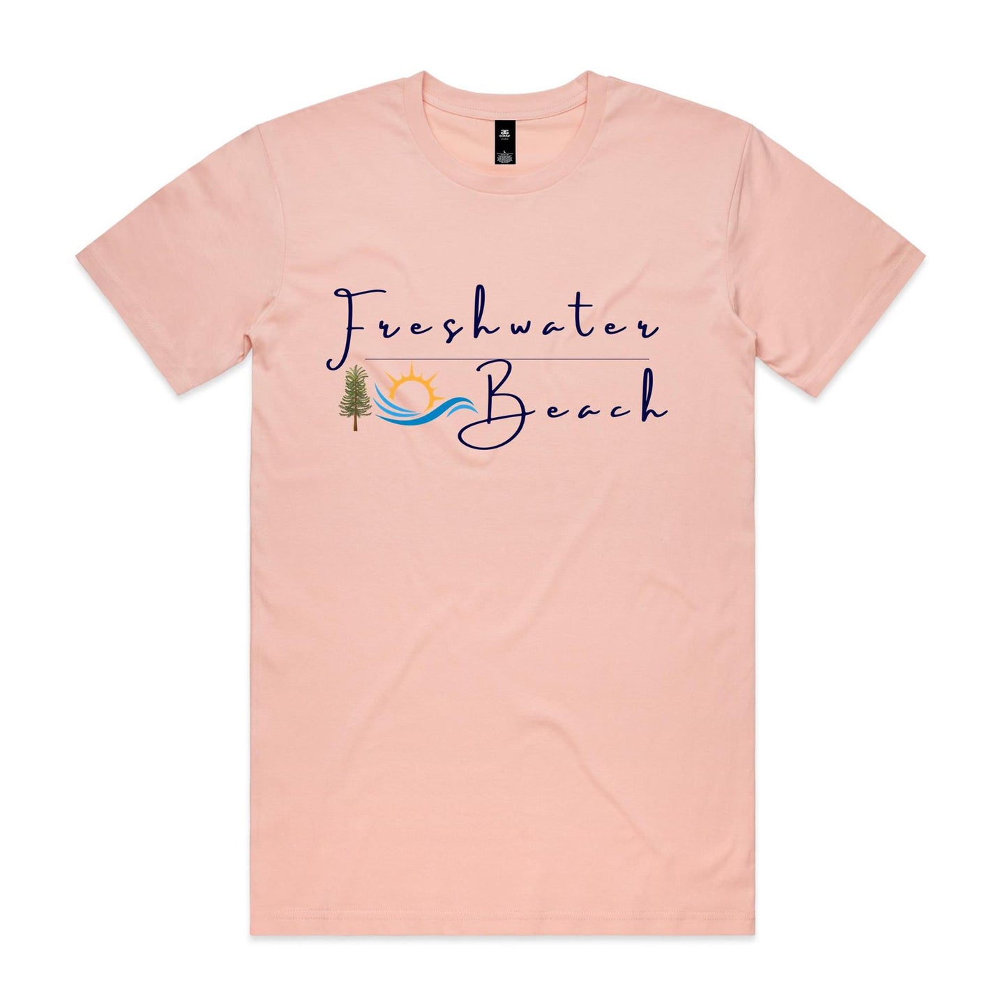 Freshwater Beach custom logo collection Comfy Cotton Tee - Lost Manly Shop