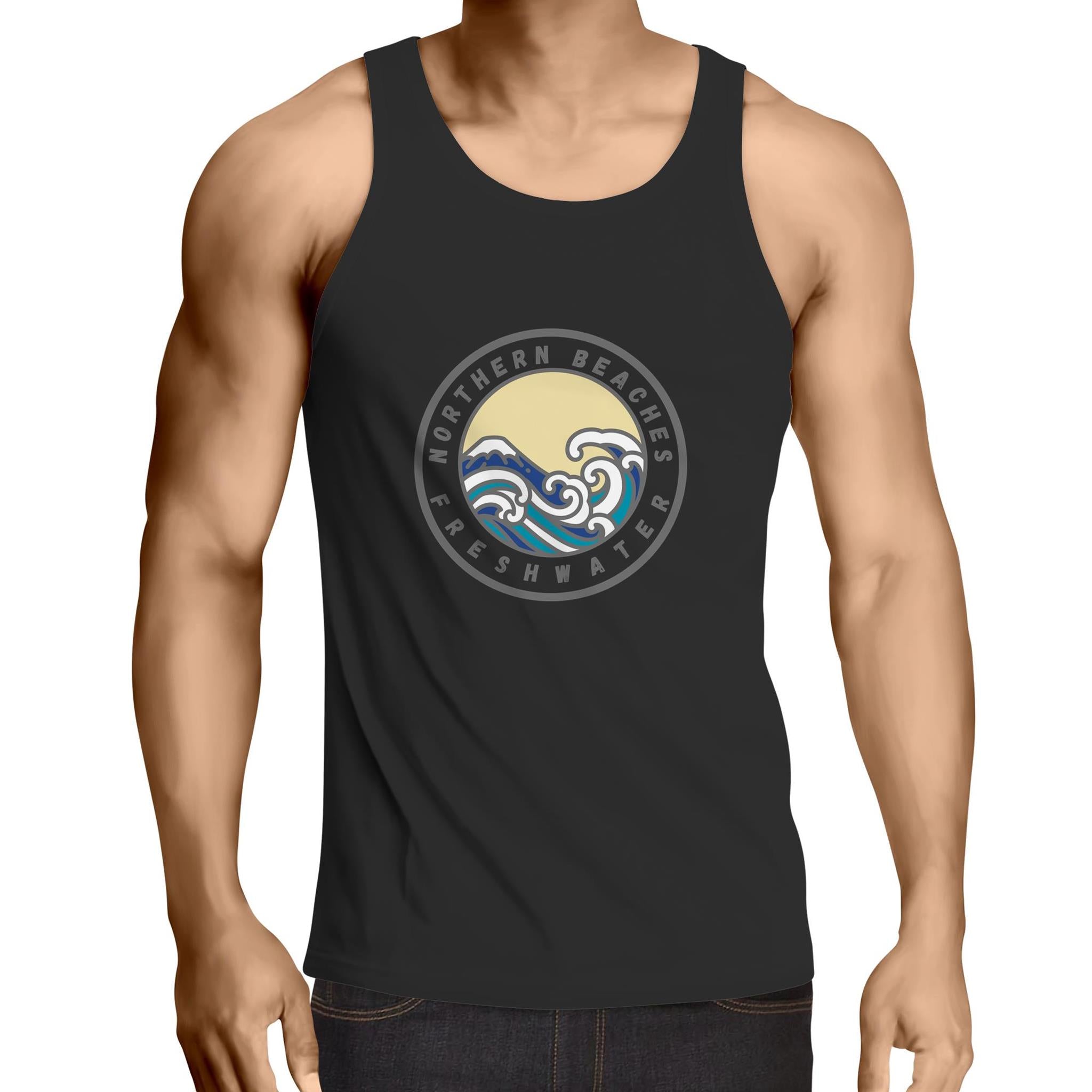 Fairlight Northern Beaches Sydney Australia printed logo Tank