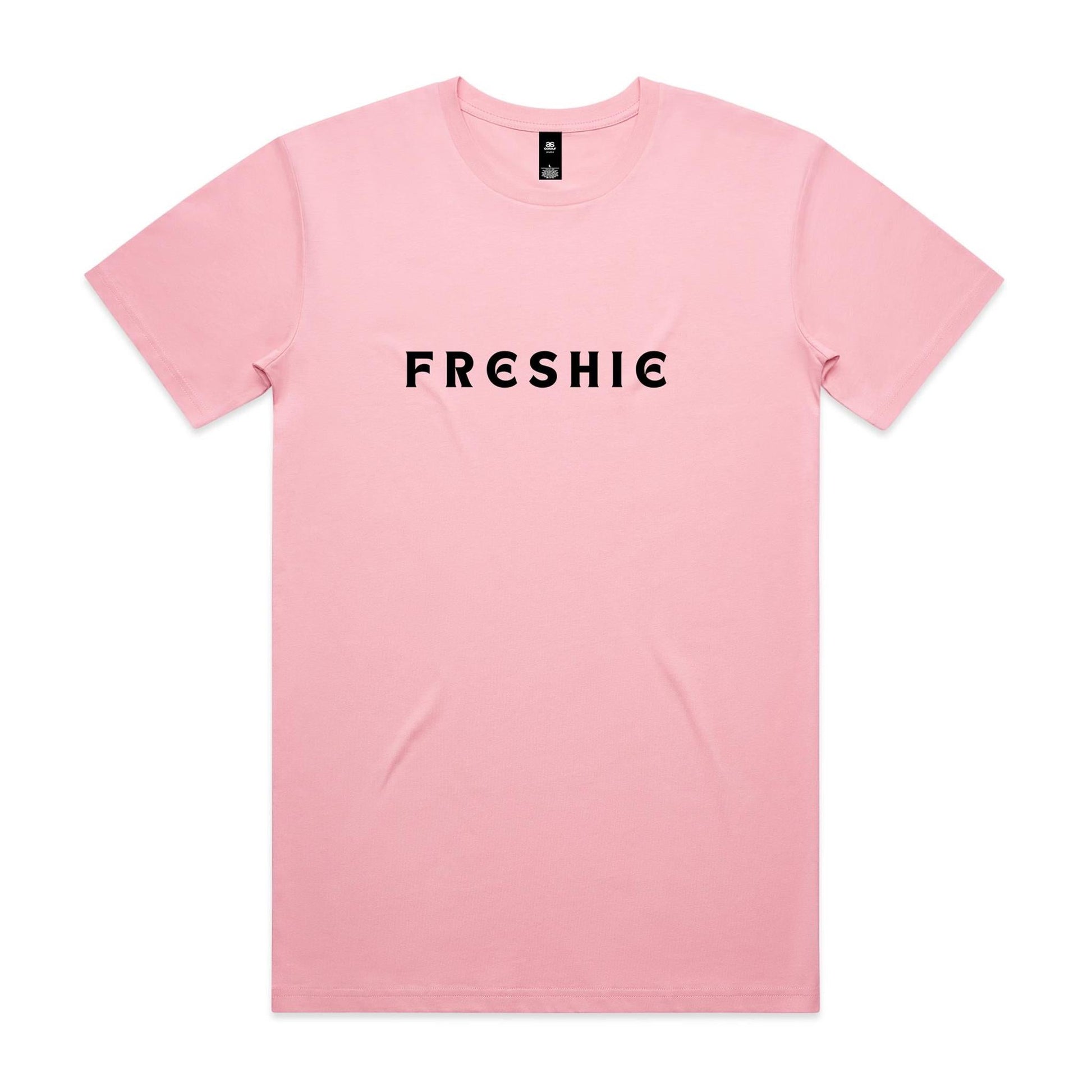 AS Colour Staple Tee Freshie custom logo black font 